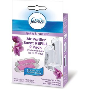 Febreze Spring & Renewal Scented Air Purifier Refill Cartridge, 2 count