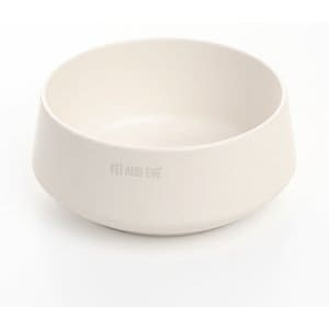 FEI AND EVE Dishwasher-Safe & Non-Skid Melamine Dog Bowl, Cloud