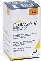 Felimazole (methimazole) Tablets for Cats, 5-mg, 1 tablet