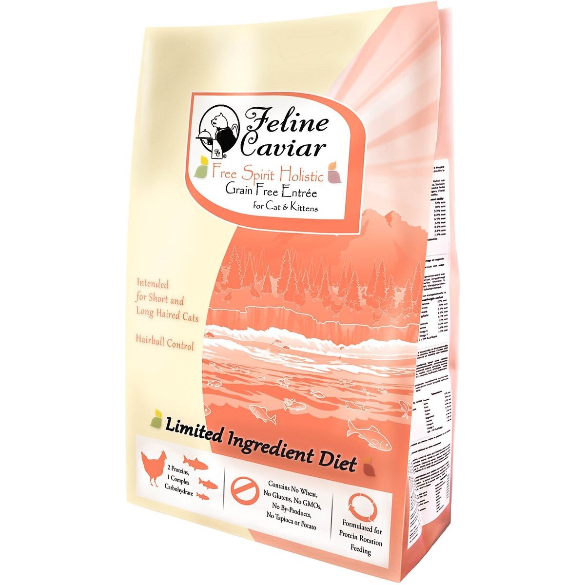 Feline Caviar Free Spirit Holistic Dry Cat Food, 11-lb bag