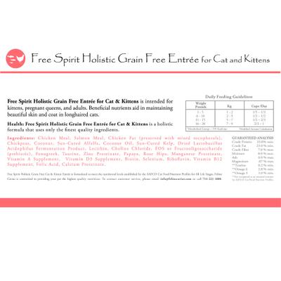 Show full view: Feline Caviar Limited Ingredient Diet Free Spirit Holistic Entrée Grain-Free Dry Cat Food, 4.4-lb bag slide 4 of 7