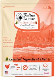 Feline Caviar Limited Ingredient Diet Free Spirit Holistic Entrée Grain-Free Dry Cat Food, 4.4-lb bag