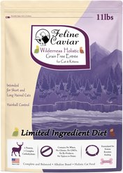 Feline Caviar Limited Ingredient Diet Leaping Spirit Entrée Grain-Free Dry Cat Food, 11-lb bag slide 1 of 4