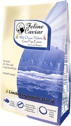 Feline Caviar Limited Ingredient Diet Wild Ocean Holistic Entrée Grain-Free Dry Cat Food, 4.4-lb bag