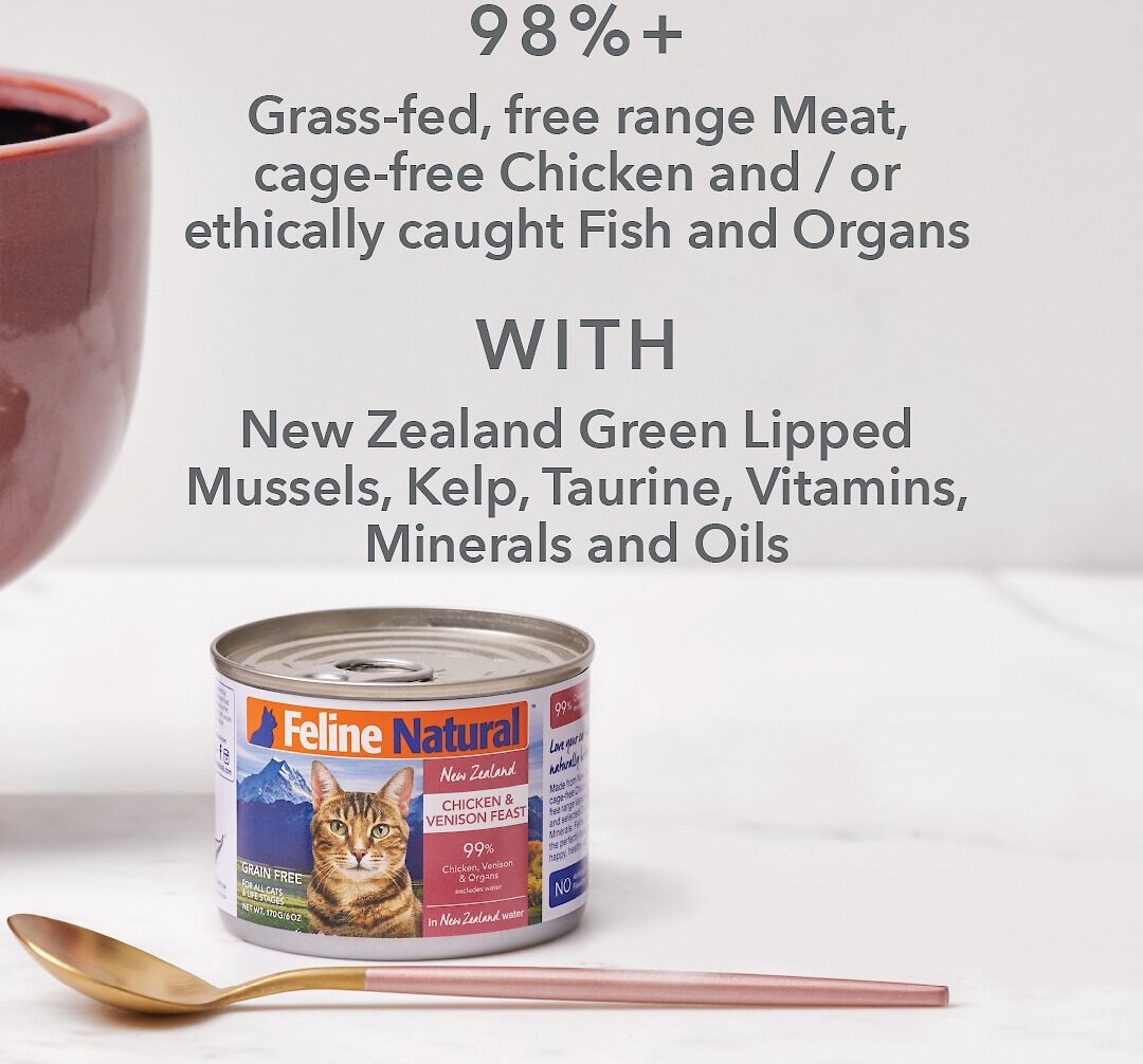 Feline Natural Chicken & Venison Feast Grain-Free Canned Cat Food