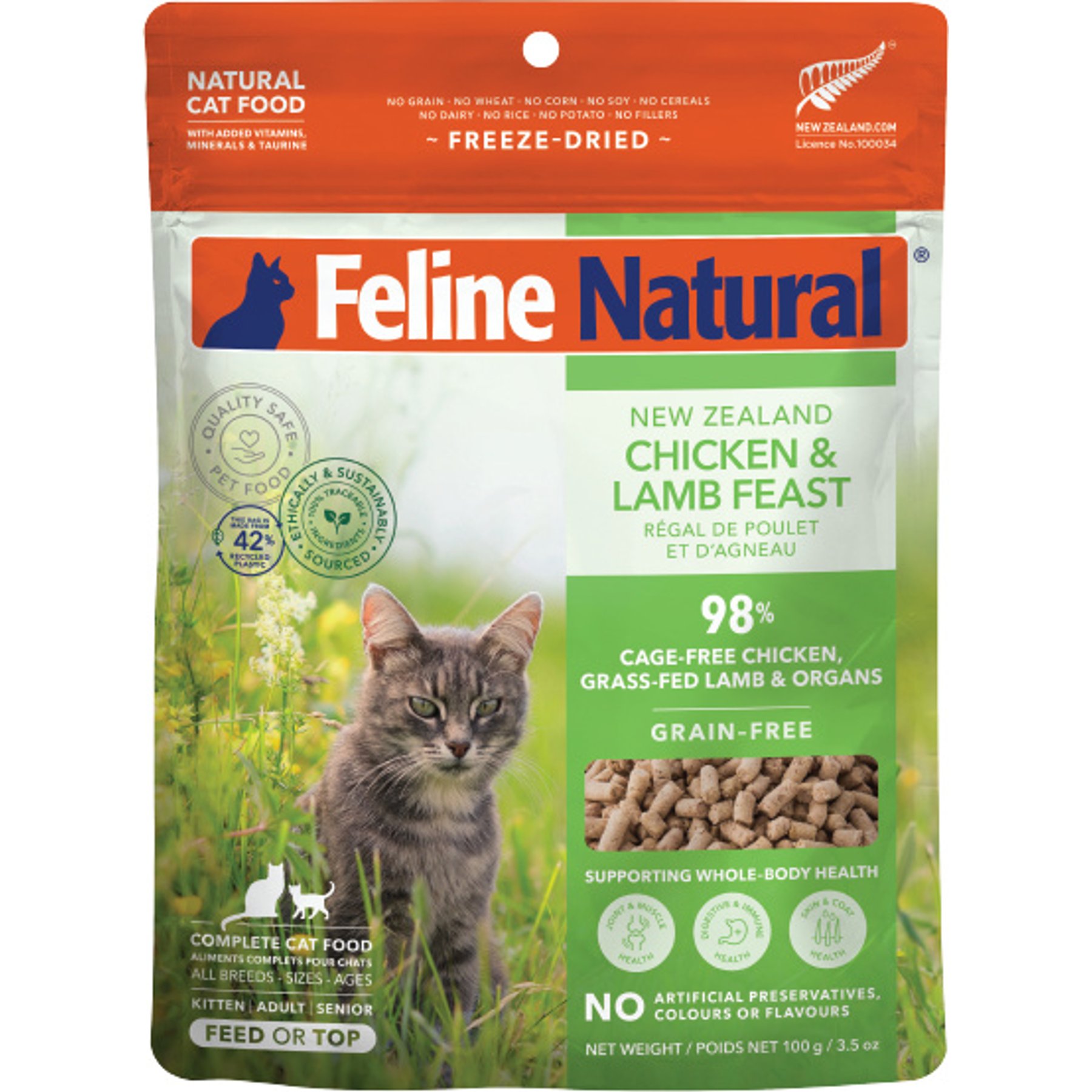 Chicken Feast Freeze-Dried Cat Food – Feline Natural