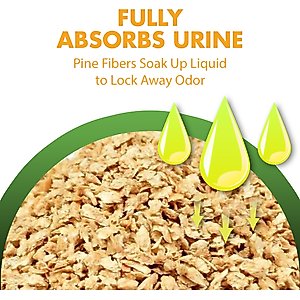Feline Pine Original Non-Clumping Wood Cat Litter, 20-lb bag