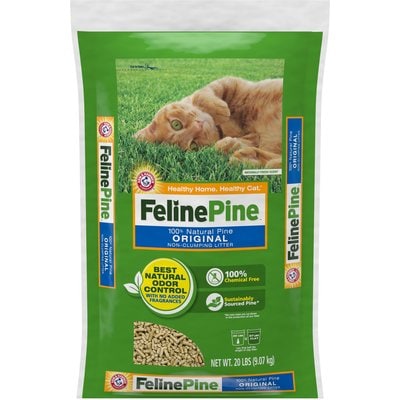 Feline Pine Feline Pine Original Non-Clumping Wood Cat Litter, 120-lb bundle
