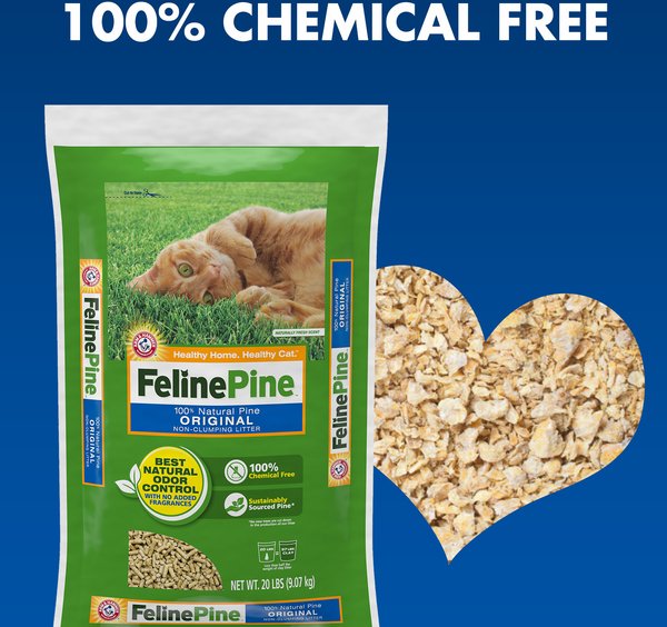 Feline Pine Original Non-Clumping Wood Cat Litter