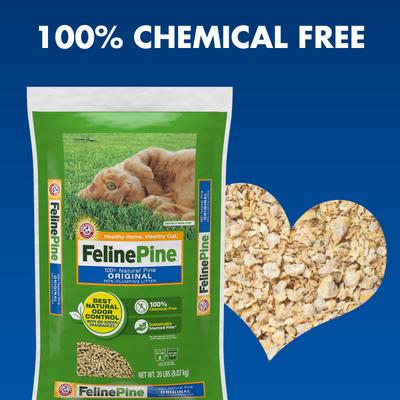Feline Pine Original Non-Clumping Wood Cat Litter