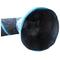 Show in main carousel: Feline Ruff 12" Premium 3-Way Collapsible Tunnel Cat Toy, Black & Blue slide 3 of 5