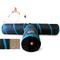 Show in main carousel: Feline Ruff 12" Premium 3-Way Collapsible Tunnel Cat Toy, Black & Blue slide 4 of 5