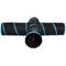 Show in main carousel: Feline Ruff 12" Premium 4-Way Collapsible Tunnel Cat Toy, Black & Blue slide 1 of 6