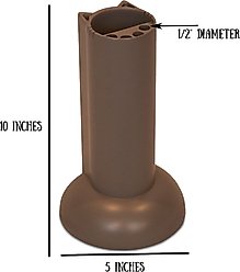 Feline Ruff Cat Teaser Wand Holder Storage Organizer, Gray slide 2 of 7