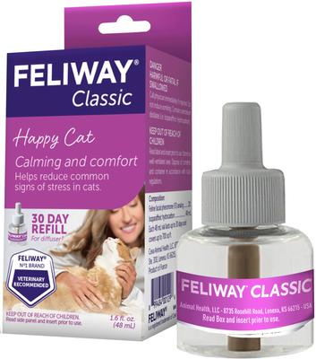 Show full view: Feliway Classic 30 Day Starter Kit Calming Diffuser for Cats + Classic Calming Diffuser Refill, 30 day, 1 count slide 6 of 10