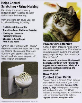 Show full view: Feliway Classic 30 Day Starter Kit Calming Diffuser for Cats + Classic Calming Diffuser Refill, 30 day, 1 count slide 7 of 10