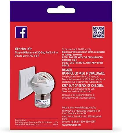 Show full view: Feliway MultiCat 30 Day Starter Kit Calming Diffuser for Cats, 1 count slide 4 of 9