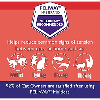 Feliway MultiCat Calming Diffuser Refill for Cats, 30 day, 1 count slide 4 of 7