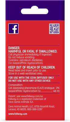 Show full view: Feliway MultiCat Calming Diffuser Refill for Cats, 30 day, 2 count slide 3 of 9