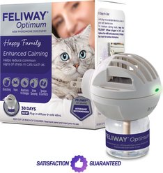 Feliway Optimum Enhanced Calming 30 Day Diffuser for Cats + Pheromone 30 Day Diffuser Refill slide 2 of 9