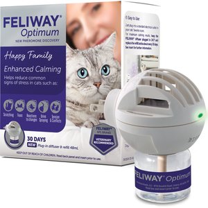Feliway MultiCat 30 Day Starter Kit Calming Diffuser for Cats