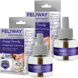 Feliway Optimum Enhanced Calming Pheromone 30 Day Cat Diffuser Refill, 2 count slide 1 of 9