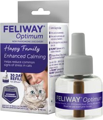 Feliway Optimum Enhanced Calming Pheromone 30 Day Cat Diffuser Refill