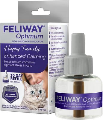 FELIWAY Optimum Enhanced Calming Pheromone 30 Day Cat Diffuser