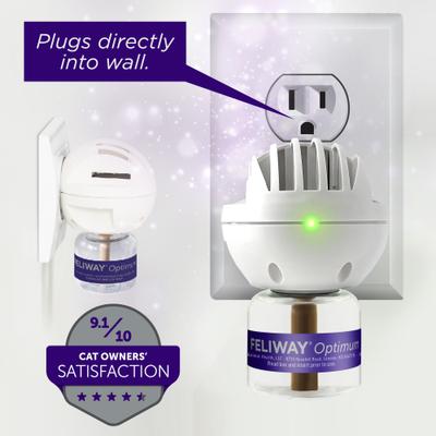 Show full view: Feliway Optimum Enhanced Calming Pheromone Cat Diffuser Kit + Arm & Hammer Litter Clump & Seal Multi-Cat Scented Clumping Clay Litter slide 3 of 9