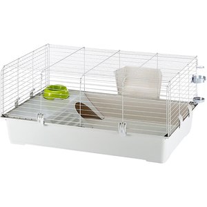 Ferplast Rabbit Cage, Gray & Cream