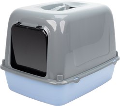 Ferplast Ariel Hooded Litter Box, Grey