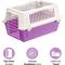 Show in main carousel: Ferplast ATLAS Two Door Top Load Plastic Dog & Cat Carrier, Purple, 22-in slide 2 of 6