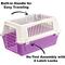 Show in main carousel: Ferplast ATLAS Two Door Top Load Plastic Dog & Cat Carrier, Purple, 22-in slide 3 of 6