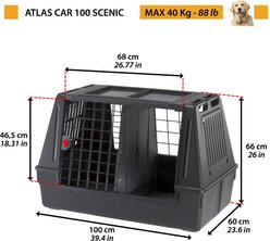 Ferplast Atlas Vehicle SUV Dog Crate, Medium slide 2 of 7