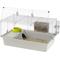 Show in main carousel: Ferplast Cavie 80 Guinea Pig Cage, Grey + Carefresh Small Animal Bedding, Natural, 60-L slide 3 of 8