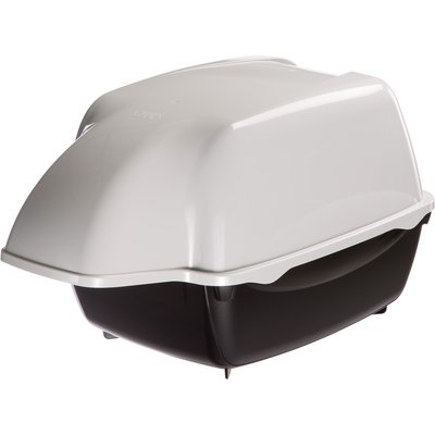 Ferplast Ferplast Cosmic Outdoor Hooded Cat Litter Box, Black