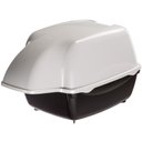 Ferplast Cosmic Outdoor Hooded Cat Litter Box, Black
