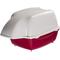 Show in main carousel: Ferplast Cosmic Outdoor Hooded Cat Litter Box, Red slide 1 of 3