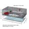 Show in main carousel: Ferplast Favola Hamster Cage, Black slide 5 of 12