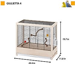 Ferplast Giulietta 4 Wooden Canary & Finch Bird Cage slide 2 of 5