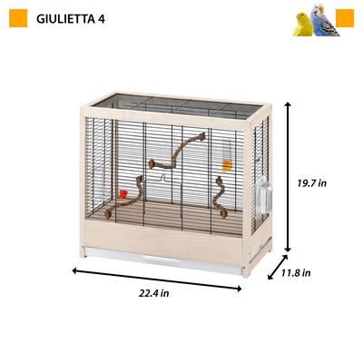 Show full view: Ferplast Giulietta 4 Wooden Canary & Finch Bird Cage slide 2 of 6