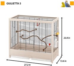 Ferplast Giulietta 5 Wooden Canary & Finch Bird Cage slide 2 of 4