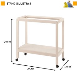 Ferplast Giulietta 5 Wooden Stand Cage Accessory slide 2 of 3