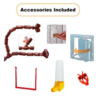 Show full view: Ferplast Giulietta 6 Wooden Canary & Finch Bird Cage slide 3 of 4