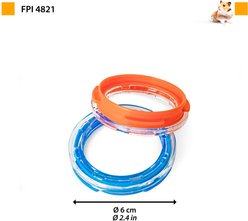 Ferplast Hamster Cage Two-Piece Spare Tube Plastic Connection Ring Piece slide 2 of 2