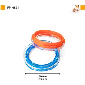 Ferplast Hamster Cage Two-Piece Spare Tube Plastic Connection Ring Piece