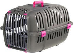 Ferplast Jet Value Cat & Dog Carrier, Fuchsia, X-Small