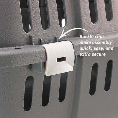 Show full view: Ferplast Jet Value Cat & Dog Carrier, Gray, Toy slide 2 of 7