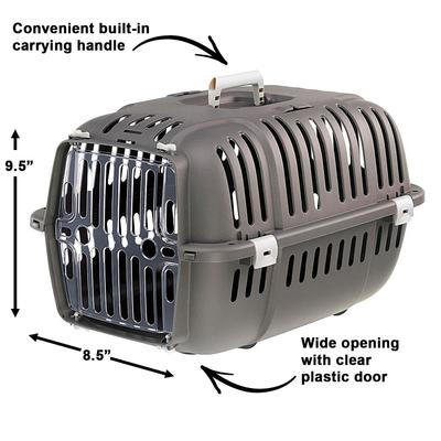 Show full view: Ferplast Jet Value Cat & Dog Carrier, Gray, Toy slide 4 of 7