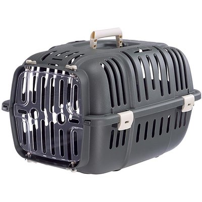 Ferplast Ferplast Jet Value Cat & Dog Carrier, Gray, X-Small
